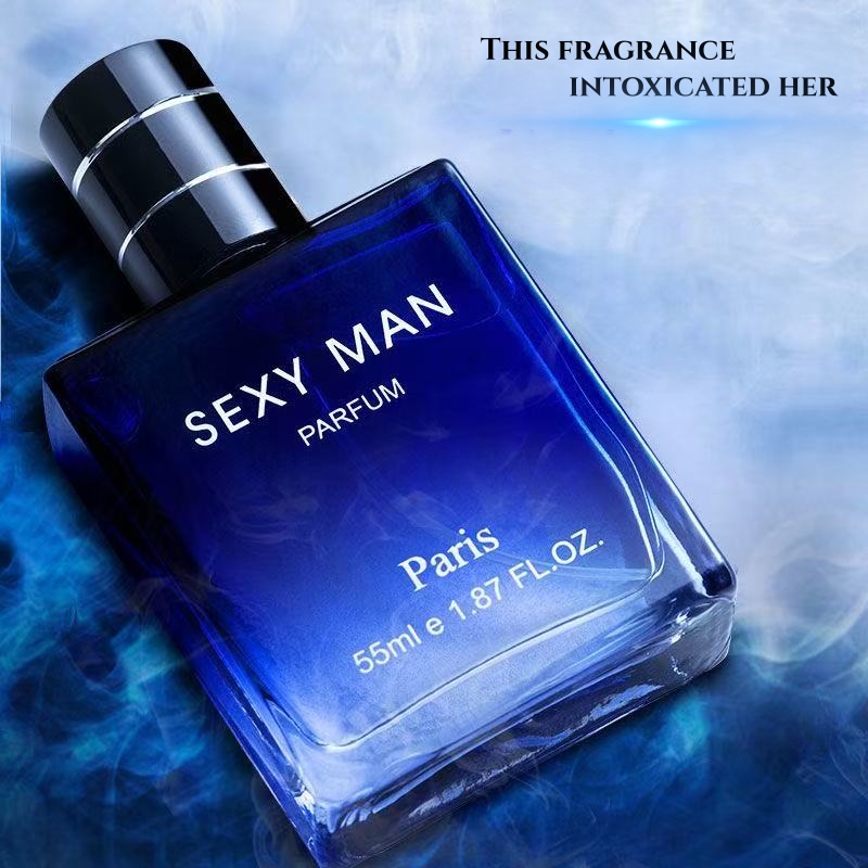 Perfume Fragrance Blue - Parisian gentleman's passionate blue cologne, long-lasting