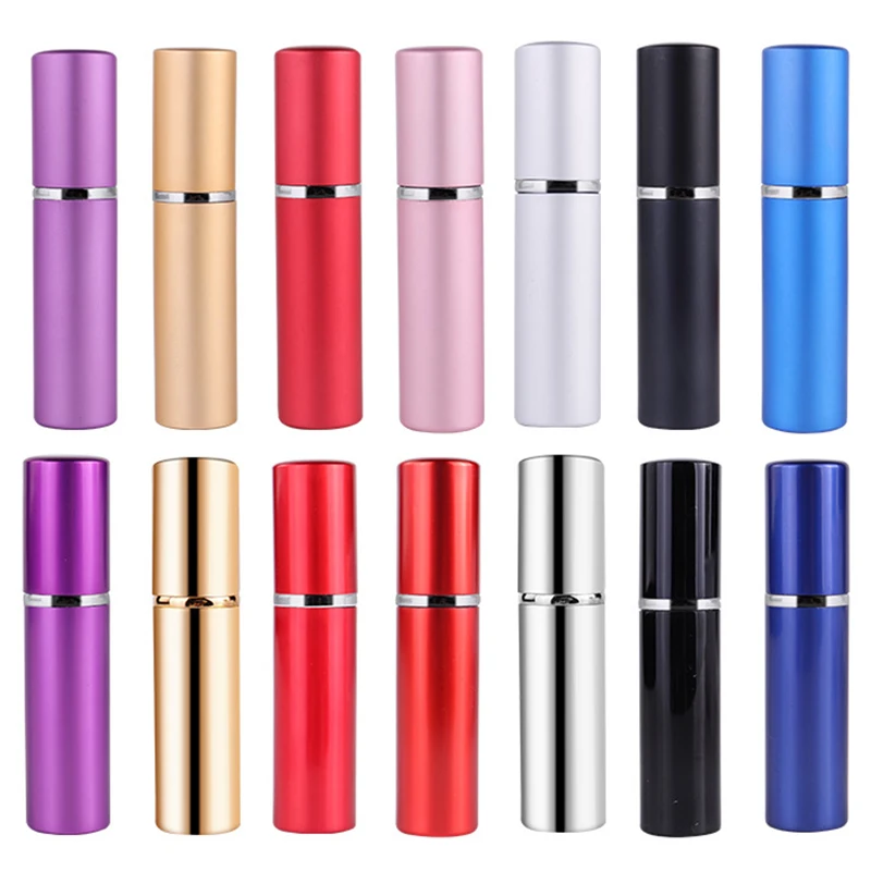 Oud Perfume Spray - 5/10PCS 5ML Aluminum Refillable Perfume Bottle