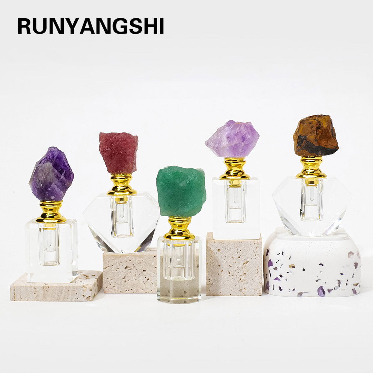 Perfume Fragrance House - 1PC Natural Amethyst Crystal Cluster Healing