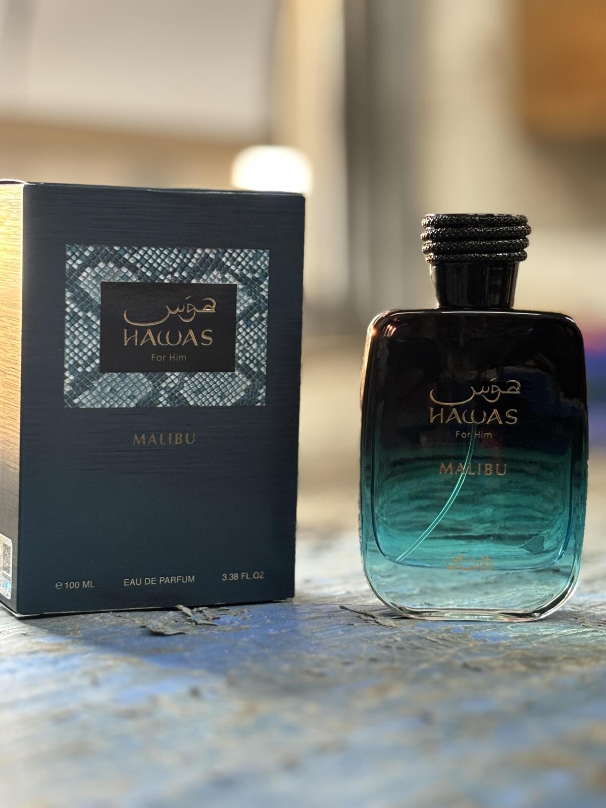Rasasi Hawas Malibu For Him ED - Perfume Fragrance Blue recension och pris