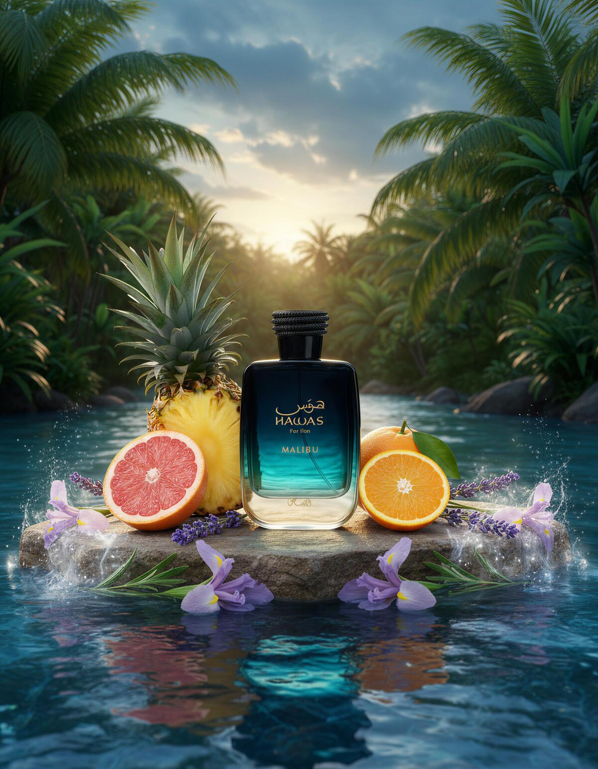 Rasasi Hawas Malibu For Him ED - Perfume Fragrance Blue recension och pris