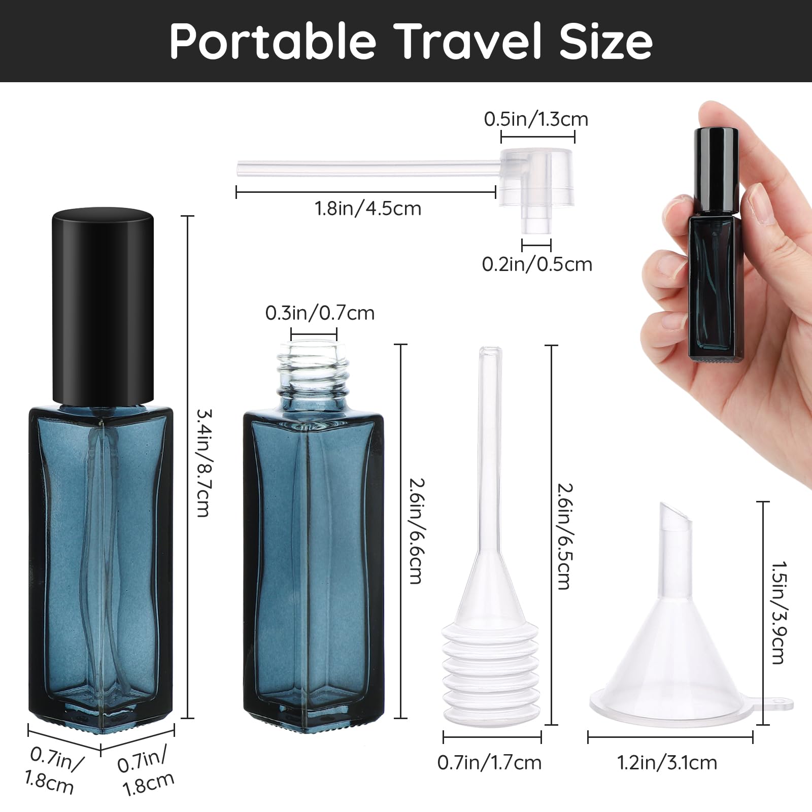 10pcs Perfume Bottle Spray Emp - Oud Perfume Spray recension och pris