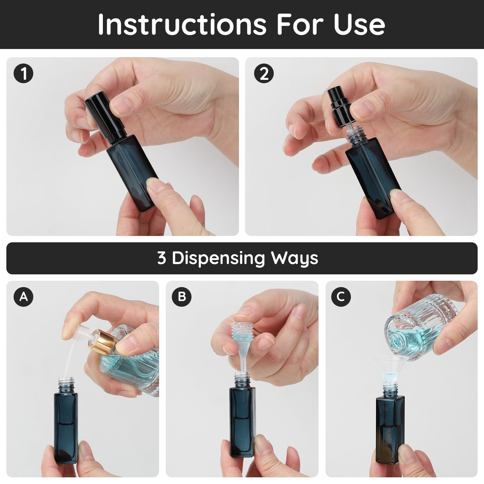 10pcs Perfume Bottle Spray Emp - Oud Perfume Spray recension och pris
