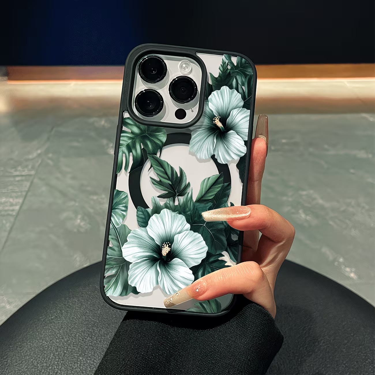 Green Floral Print Phone Case  - Perfume Pure Xs recension och pris