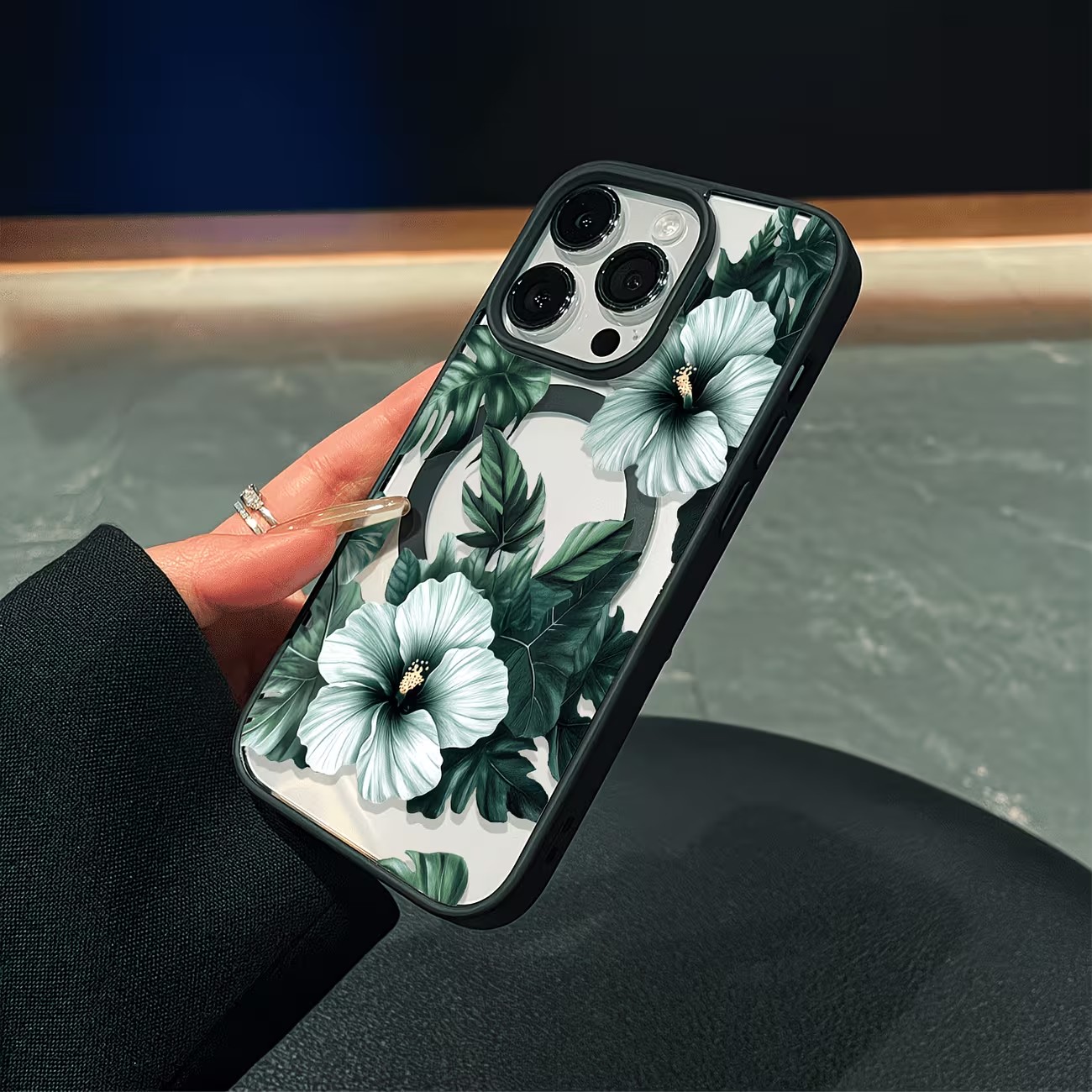 Green Floral Print Phone Case  - Perfume Pure Xs recension och pris