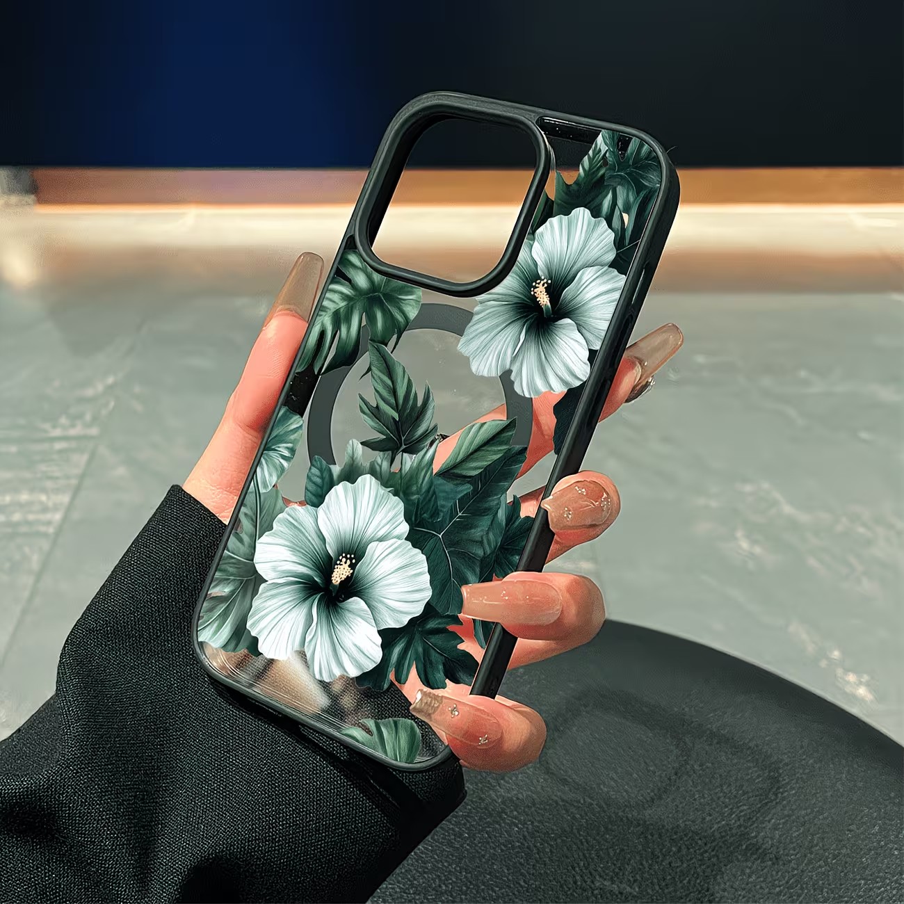 Green Floral Print Phone Case  - Perfume Pure Xs recension och pris